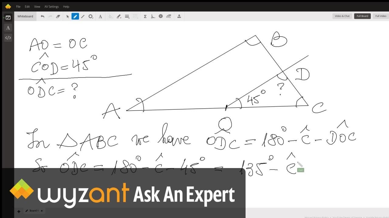 How to calculate the angle - YouTube