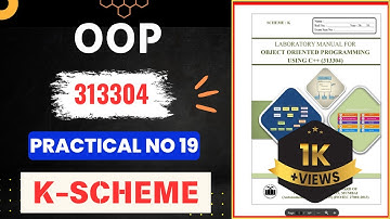 (OOP) ||manual answer | k scheme msbte | OOP | 3rd semester 313304