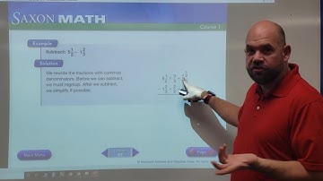 Lesson 63: Subtracting Mixed Numbers with Regrouping, Part 2 (Saxon Math, Level 6)
