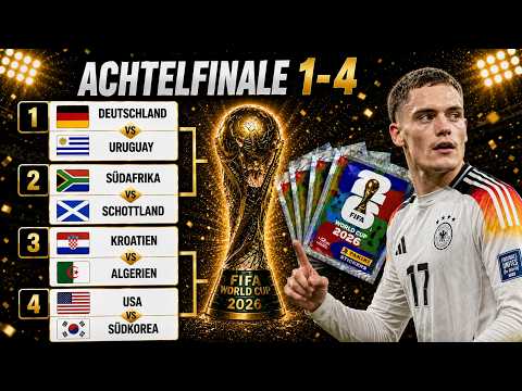 Panini PacksUnited FIFA WORLD CUP 2026 😱🔥 Official Stickers | Round of 16 Matches 1-4