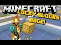 Minecraft: LUCKY BLOCK CHALLENGE RACE (SINGLEPLAYER SPEED TEST) Mod Showcase