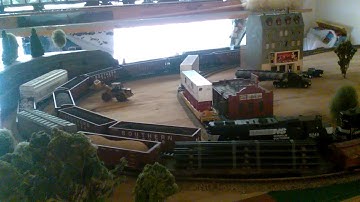 Ho scale Seaboard System Freight on the southern central system