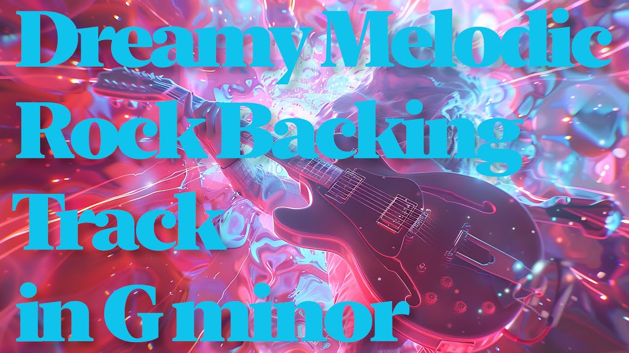 Dreamy Melodic Rock Backing Track in G minor