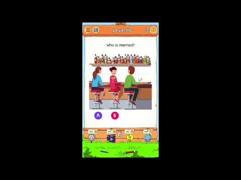 Braindom 2 Level 43 Who is married, Level 7 Who is married Answers and Solutions