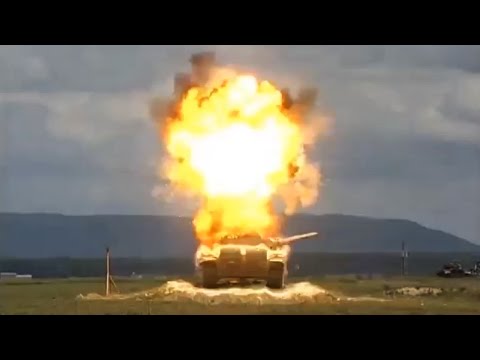 TOW Missile vs T-72 Tank In Slow Motion