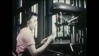 Training Women For War Production World War II WWII Film
