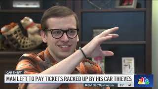 Maryland man left to pay $700 in tickets racked up by car thieves | NBC4 Washington
