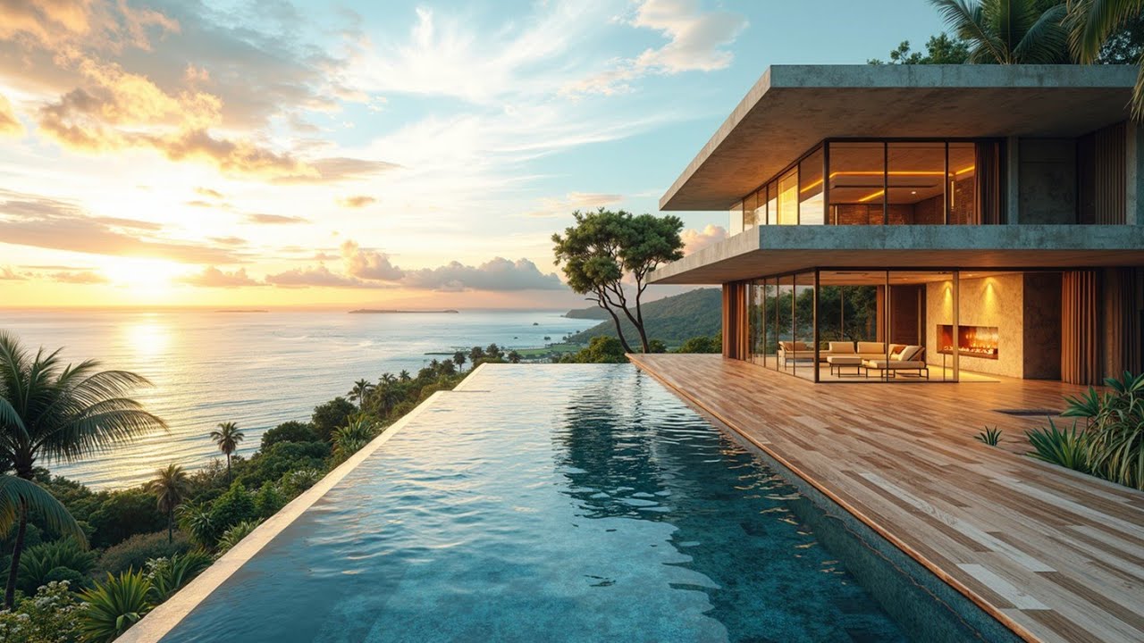 Островной рай, расслабляющие вибрации, роскошный закат и отдых