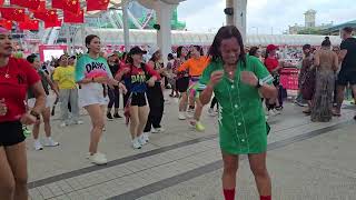 Zumba dance #fitness anniversary celebration #ofwhongkong #central 