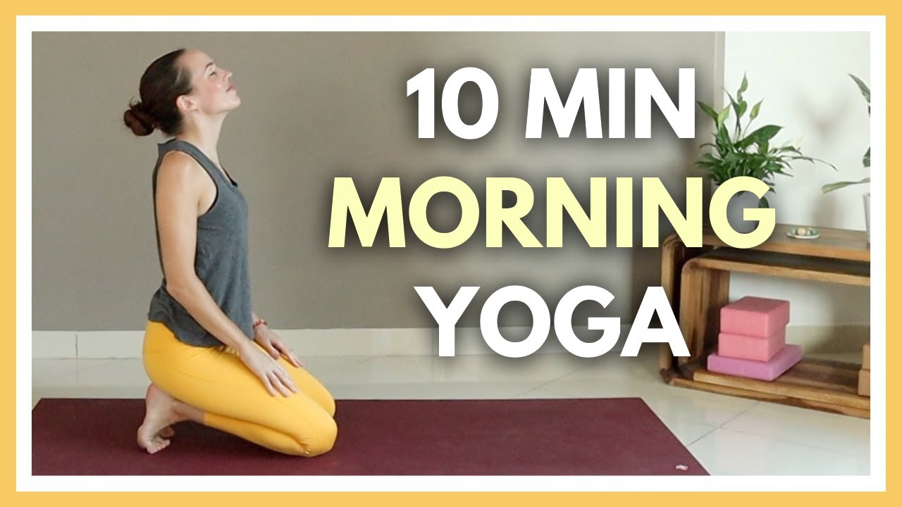 10 min Morning Yoga For Beginners - Full Body Stretch