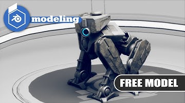 Blender  army robot  modeling tutorial free download