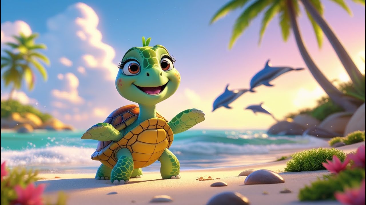 Chú Rùa Con - Con Rùa - Con Rùa Đáng Yêu - Con Rùa Bơi Ra Biển- Ca nhạc ...