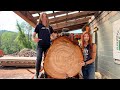 Guess How Many 6x6s We Got Out of this HUGE Log!