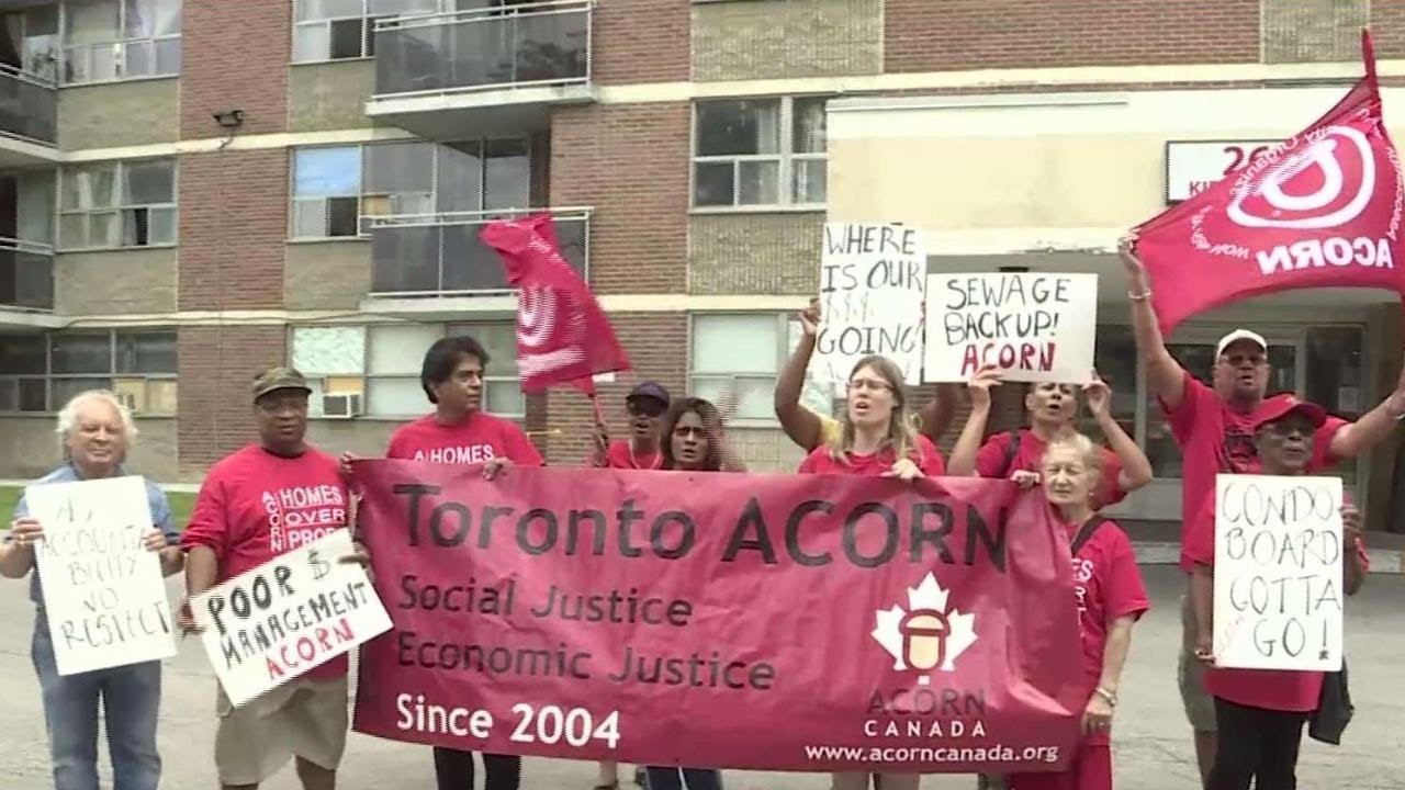 Etobicoke condo residents protest living conditions