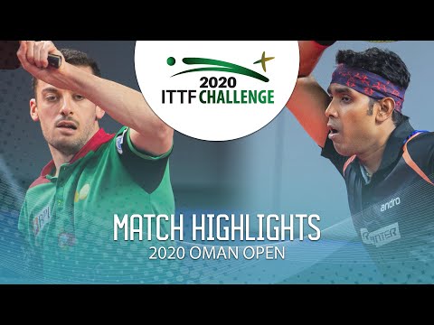 Marcos Freitas vs Achanta Sharath Kamal | 2020 ITTF Oman Open Highlights (Final)