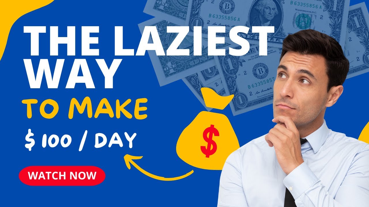 The Laziest Way To Make Money Online - YouTube