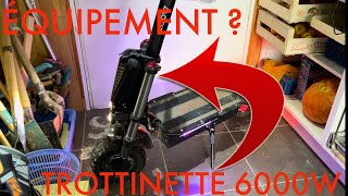 Mes EQUIPEMENTS pour ma TROTTINETTE ELECTRIQUE ?!