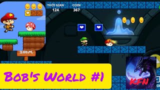 (Bob's World #1) Trò chơi Nấm lùn cổ điển Level 3+4 screenshot 4