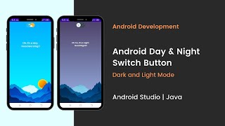 Android Day and Night Switch Button | Dark and Light Mode | Android Studio | Java screenshot 2