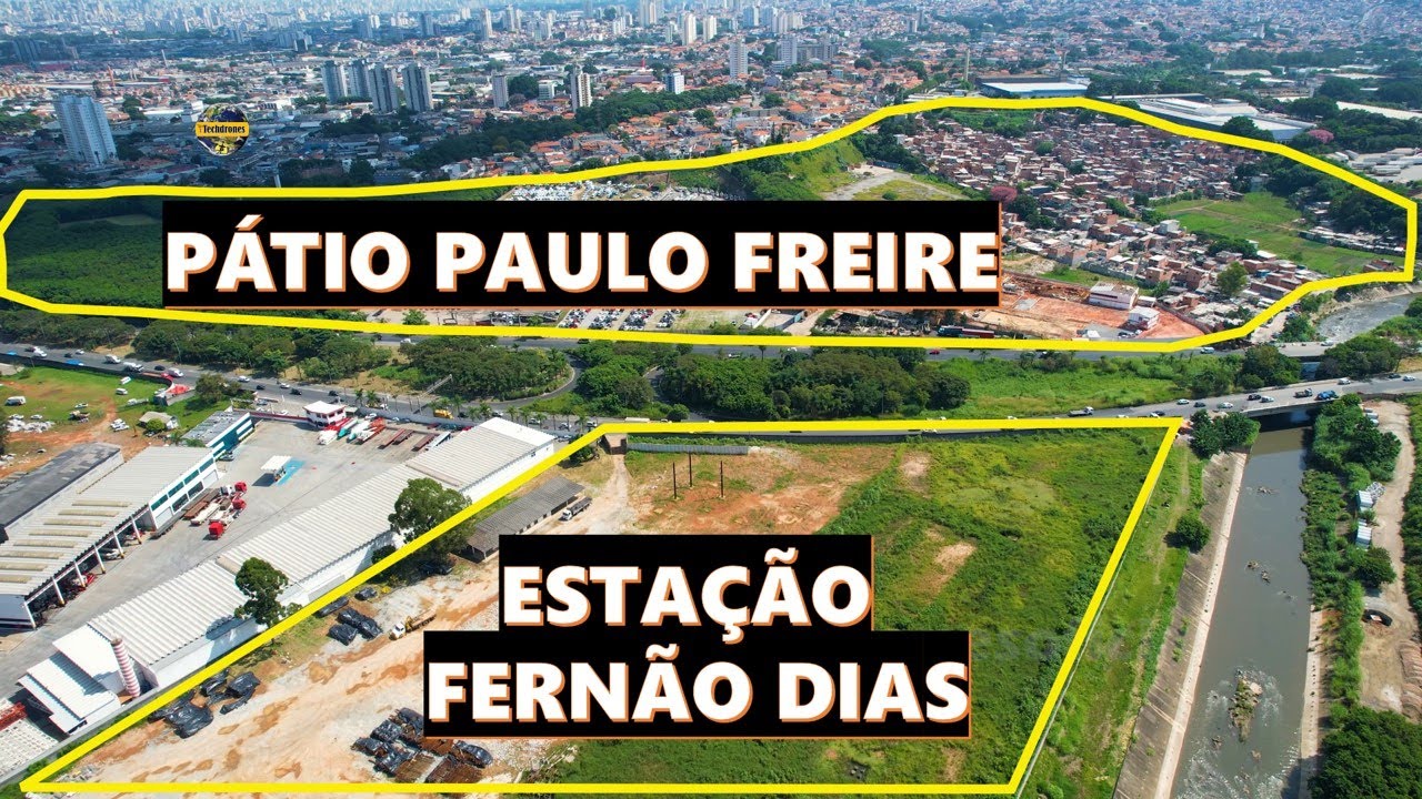 CONHEÇA O NOVO PÁTIO PAULO FREIRE E ESTAÇÃO FERNÃO DIAS DA EXTENSÃO DA LINHA-2 VERDE SENTIDO DUTRA