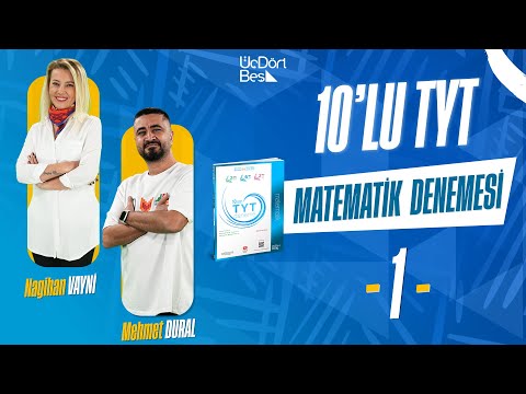 345 YAYINCILIK 10'LU TYT MATEMATİK DENEMESİ | 1