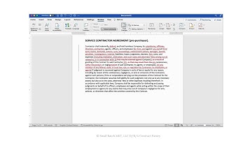 How to Redline an indemnification clause in a SERVICE Agreement