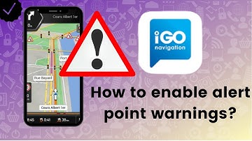 How to enable alert point warnings in IGO Navigation?