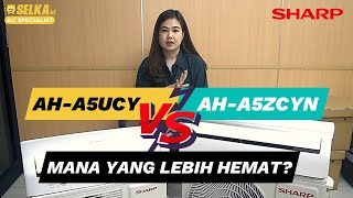 BAGUSAN MANA? REVIEW AC SHARP AH-A5UCYN DAN AH-A5ZCYN AC SPLIT 1/2 PK INVERTER - CICI BANDINGKAN #14