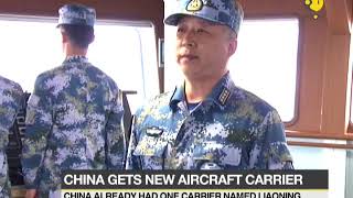 China gets first domestically-built aircraft carrier