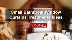 Small Bathroom Window Curtains Treatments Ideas