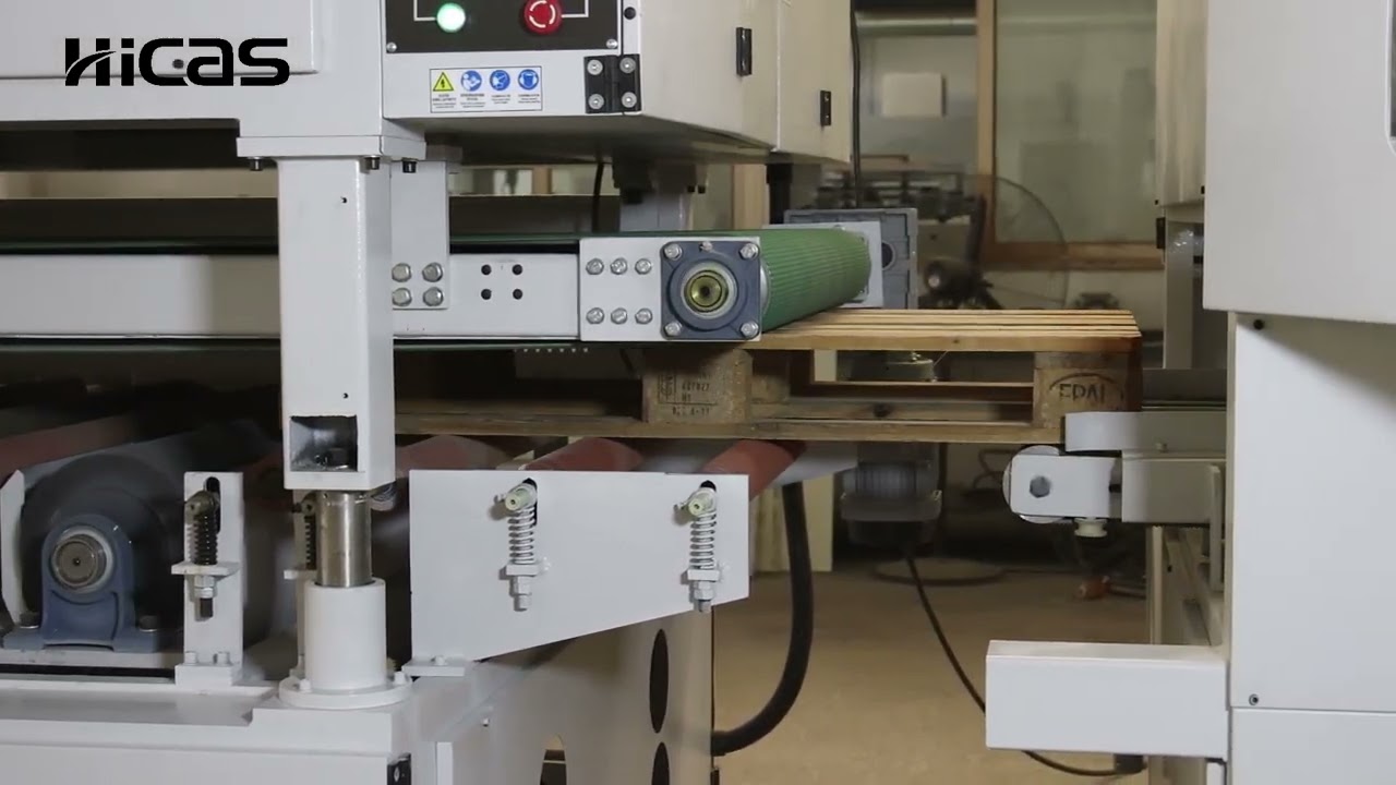 HICAS 6 sides wood pallet polishing machine