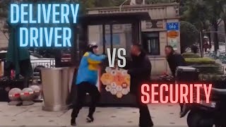 Famous Delivery Driver Takes On Two Security Guards Wealth