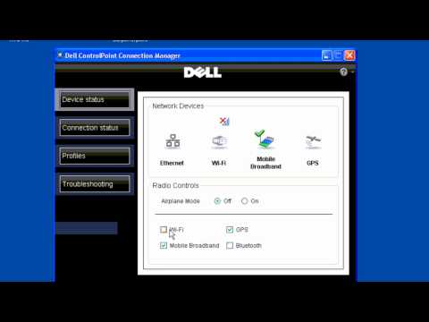 Dell WiFi & Mobile Broadband Connection Manager