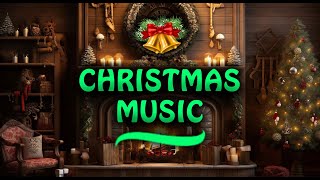 Christmas Uplifting Music ??? Christmas Fireplace Background Screensaver