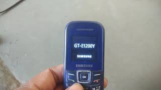 Samsung E1200y  phone lock reset