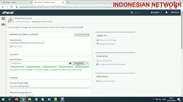TUTORIAL CARA MENGGANTI PASSWORD EMAIL WEBMAIL DI CPANEL