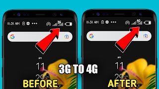 How To Convert 3G To 4G Network On AndroidWithout Root | Change 3G To 4G