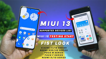 First Look : MIUI 13 | MIUI 13 Supported Device List | MIUI 13 Full Info.. | MIUI 13 Stable Testing