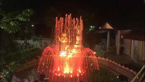 Phun nước nghệ thuật, đài phun nước, nhạc nước nghệ thuật Chùa Pháp Bảo - Cty Đông Dương thực hiện