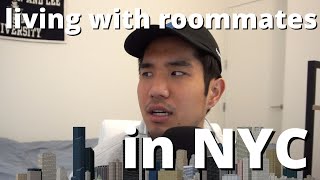 what it's like living with roommates post college in NYC