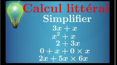 réduire une expression • supprimer les parenthèses • calcul littéral • cinquième quatrième troisième