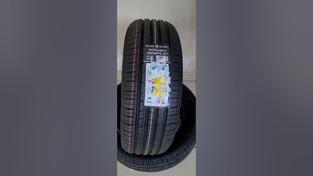 Pneu Aro 16 205/55R16 91V Royal Mile Royal Black - YouTube