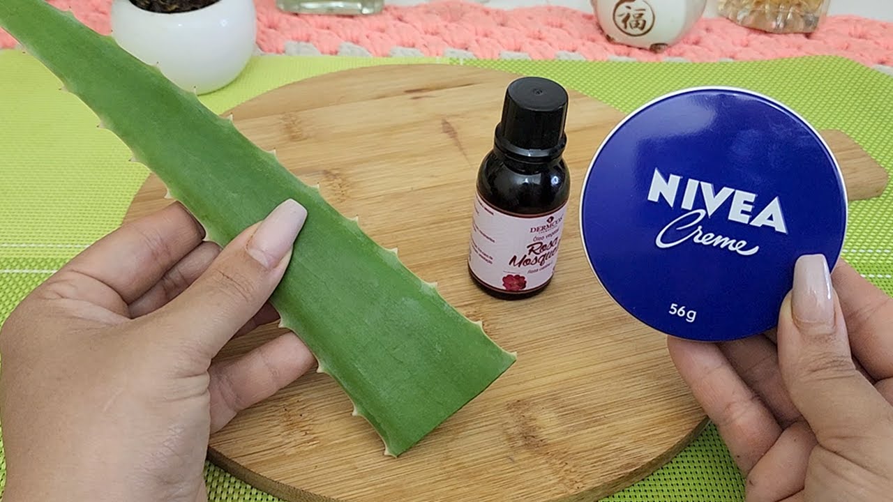 PELE DE RICA !  BABOSA COM NIVEA 😍 PREÇO DE FÁRMACIA 🥰 O SEGREDO DOS DERMATOLOGISTAS !