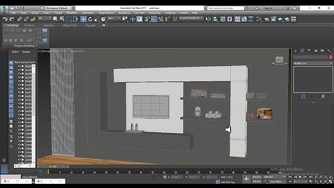 3dsmax Tutorials, Learn 3D Modeling & Texturing a LED TV Unit with assets from Scratch in 3dsmax P3