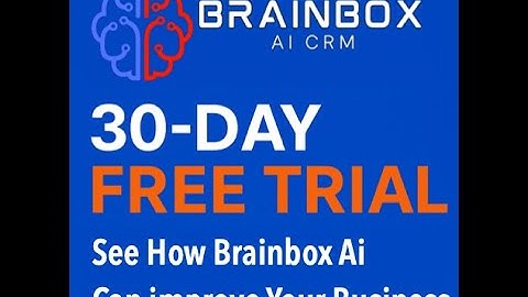 🚨 Brainbox AI CRM now comes with a 30 DAY FREE TRIAL 🚨