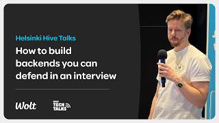 How to build backends you can defend in an interview