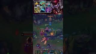 100% CRIT LETHALITY SHACO = INSTANT DELETE 💀 #shorts