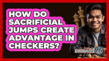 How Do Sacrificial Jumps Create Advantage In Checkers? - The Board Game Xpert