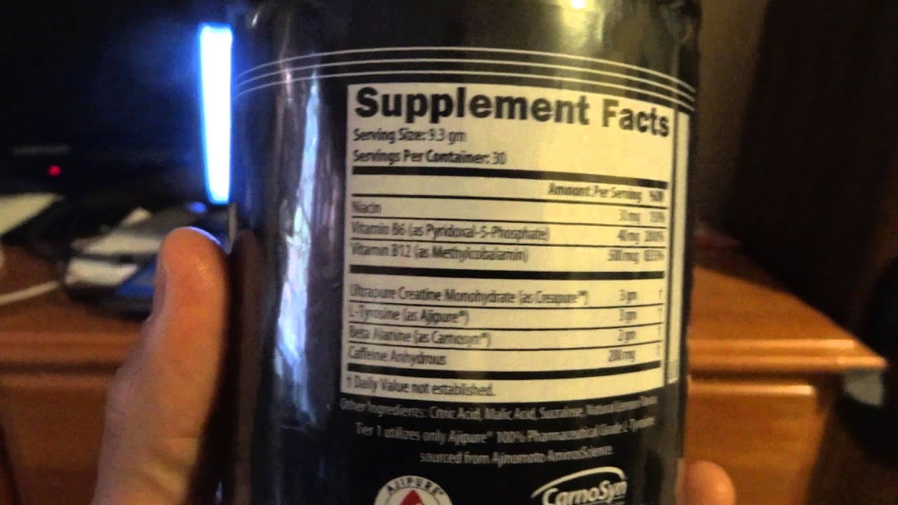 Tier 1 Preworkout Unboxing part 1 YouTube