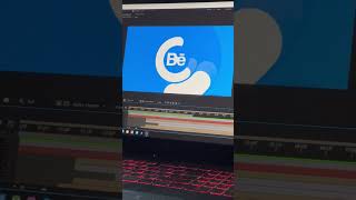 Behance logo animation in after effects ❤ ... #animation #shorts